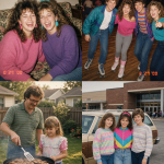 80s Family Photo Effect: 4 Snapshot Looks to Try