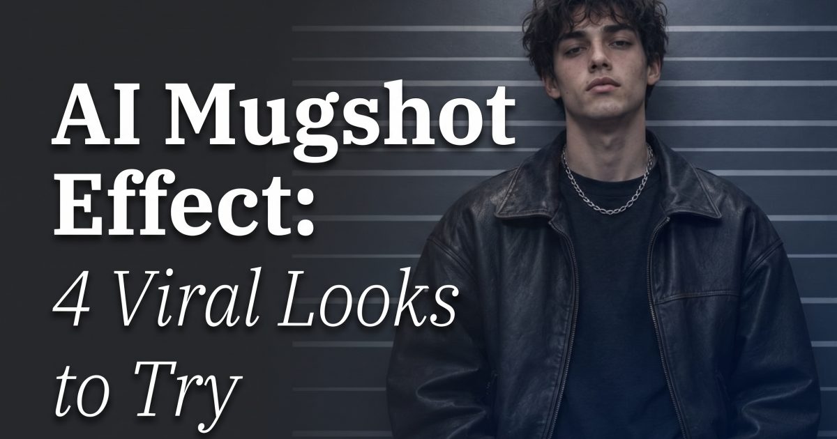 AI Mugshot Effect: 4 Viral Looks to Try