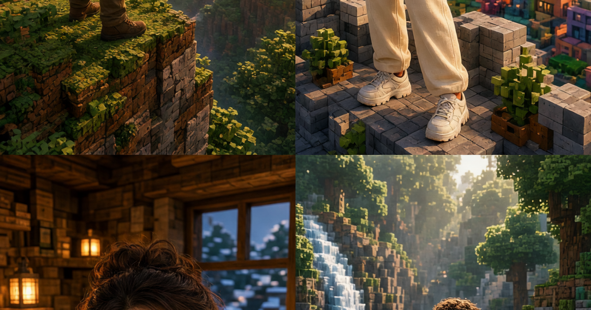 Minecraft Photo Trend: 4 Block-World Looks to Try