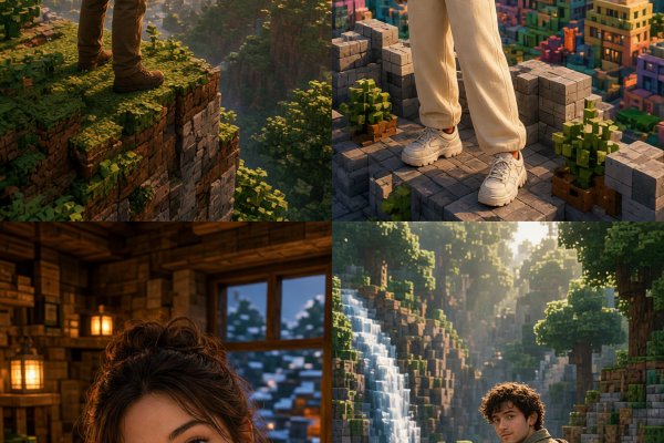 Minecraft Photo Trend: 4 Block-World Looks to Try