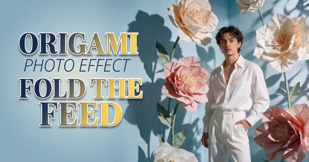 Origami Photo Effect: Fold Your Next Post Into Art