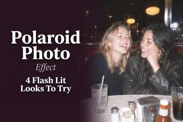 Polaroid Photo Effect: 4 Flash-Lit Looks to Try