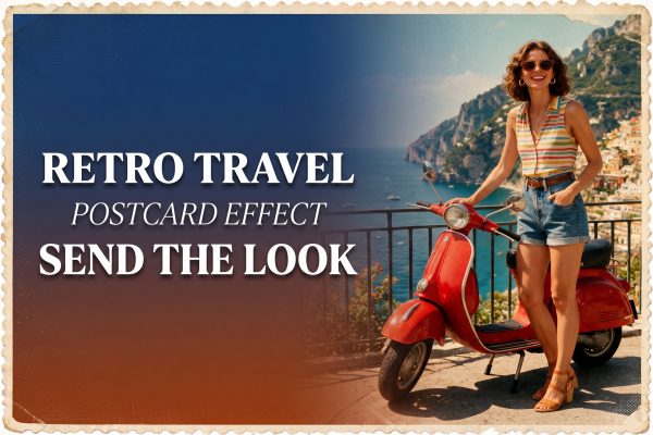 Retro Travel Postcard Effect: Make Every Trip Look Found