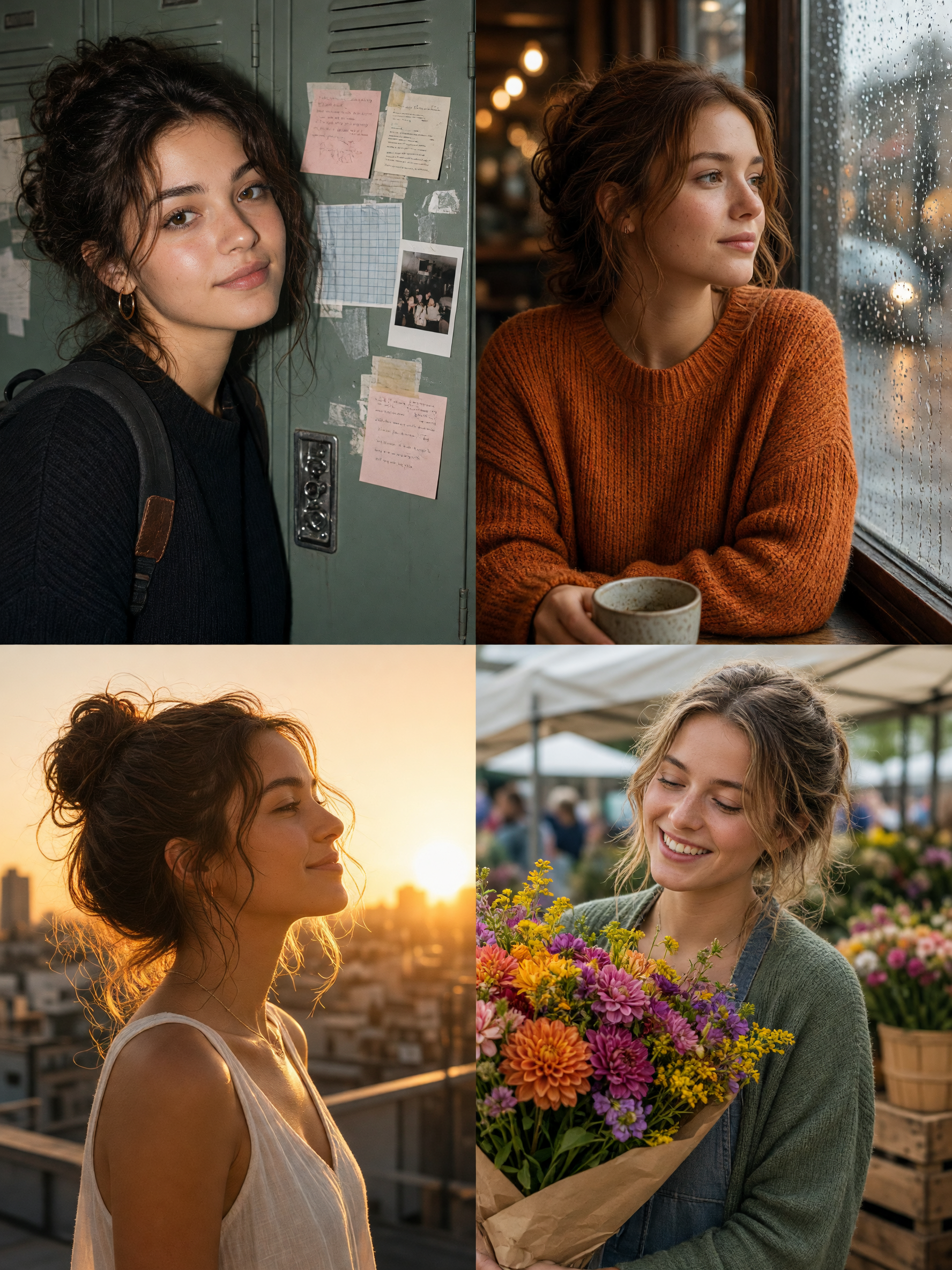 September photo trend back to school portrait by lockers