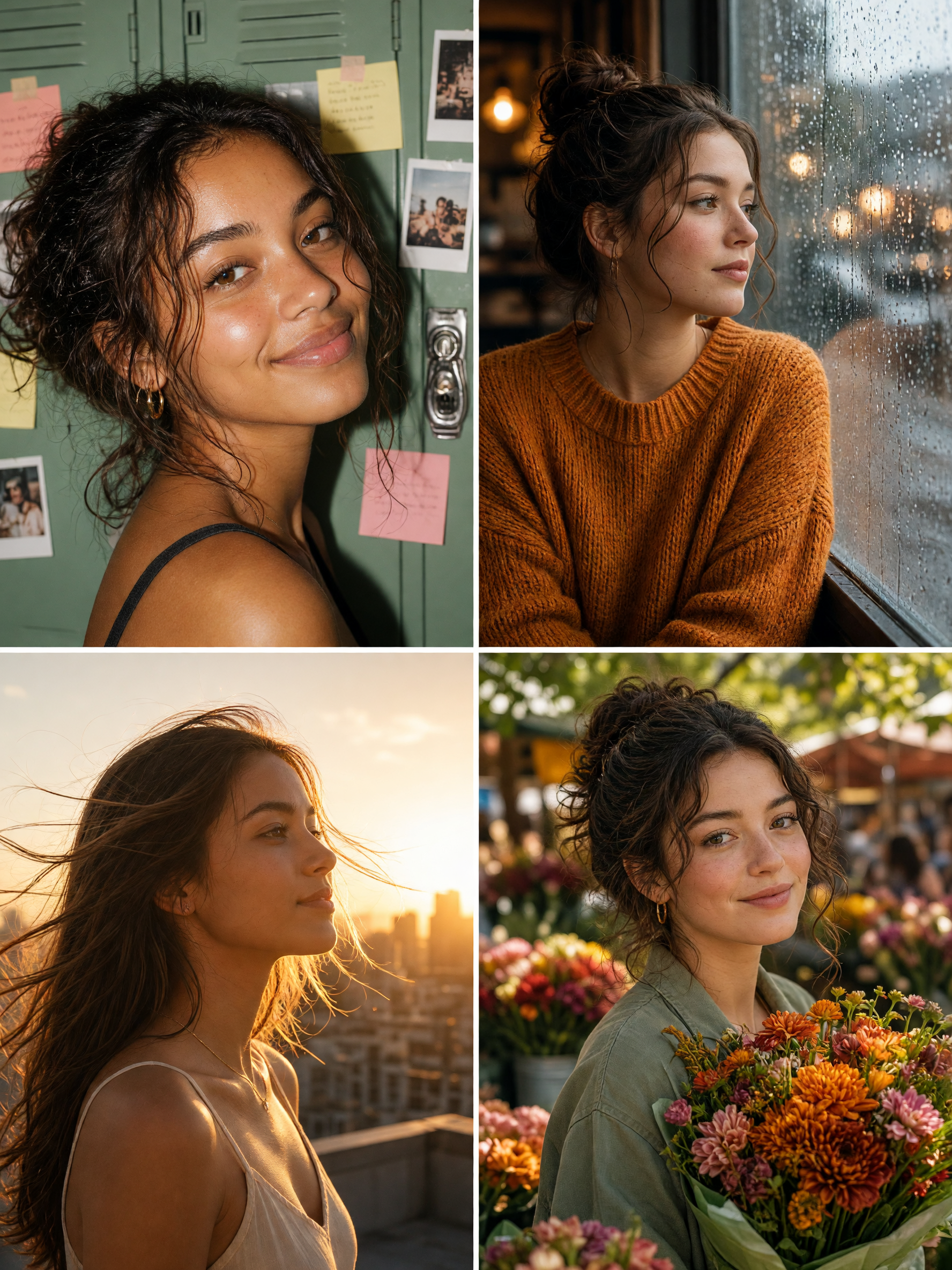 September photo trend rainy cafe portrait