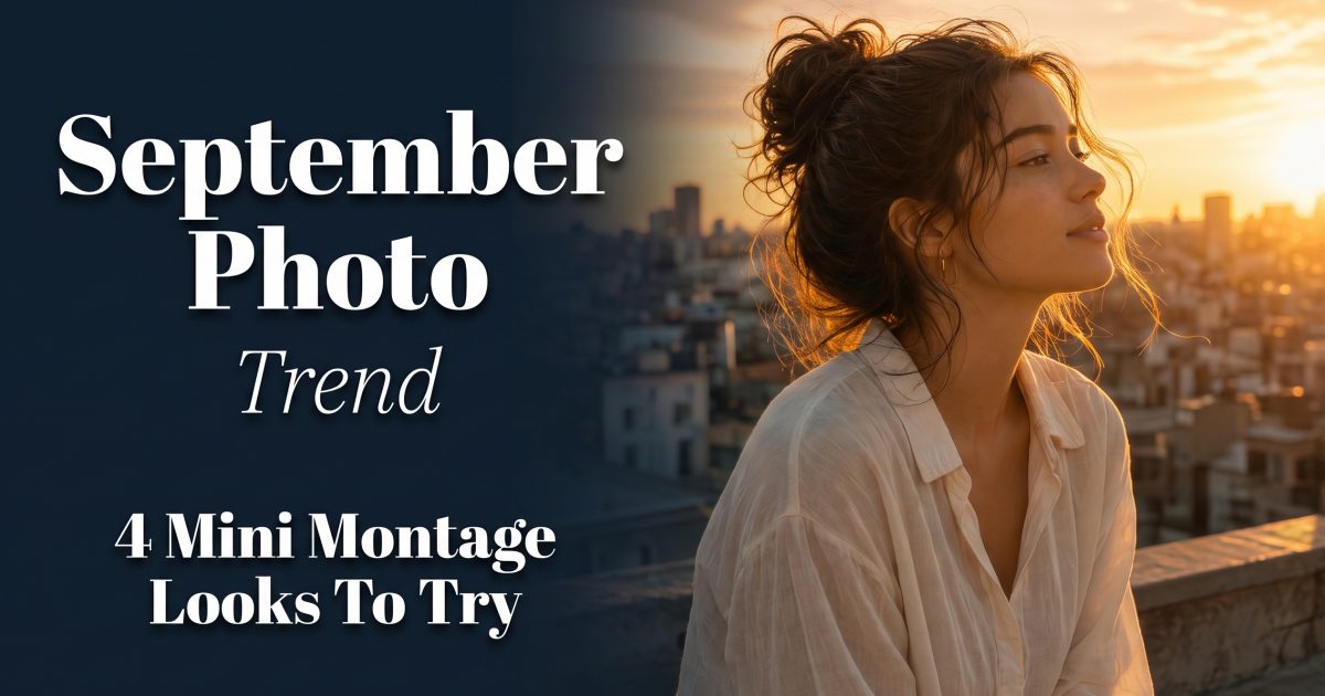 September Photo Trend: 4 Mini-Montage Looks to Try